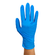 Dynarex Safe-Touch Blue Nitrile Exam Gloves, Powder-Free