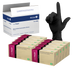 Dynarex Safe-Touch Black Nitrile Exam Gloves, Powder-Free