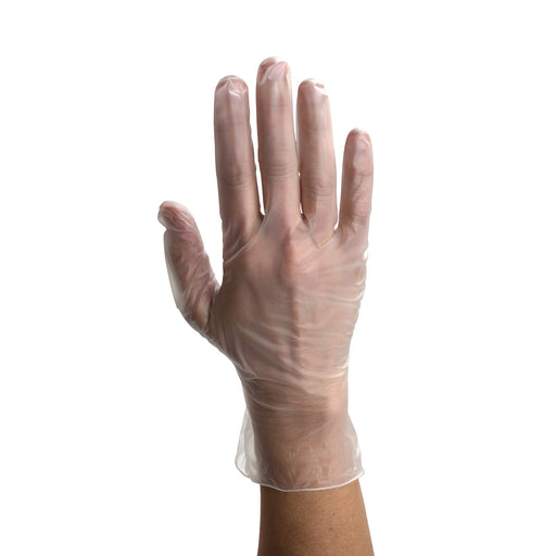 Dynarex Safe-Touch Vinyl Exam Gloves, Powder-Free