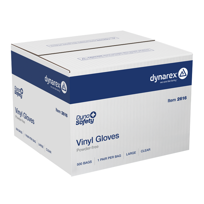 Dynarex Vinyl Gloves in a Bag, Powder-Free