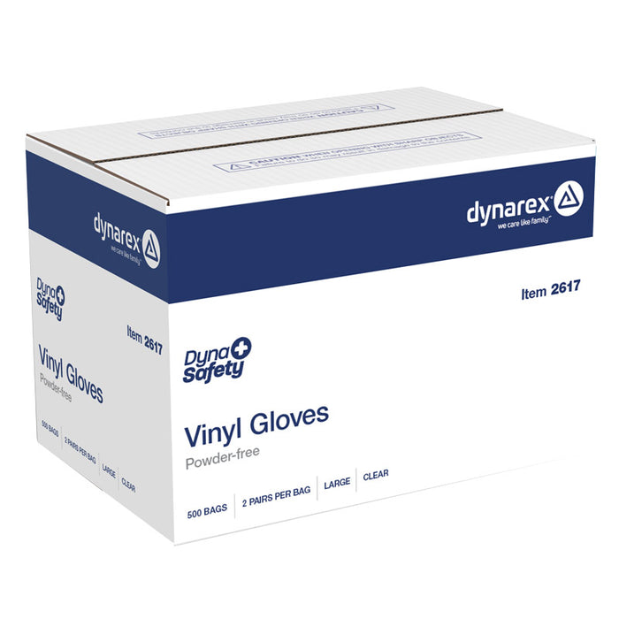 Dynarex Vinyl Gloves in a Bag, Powder-Free