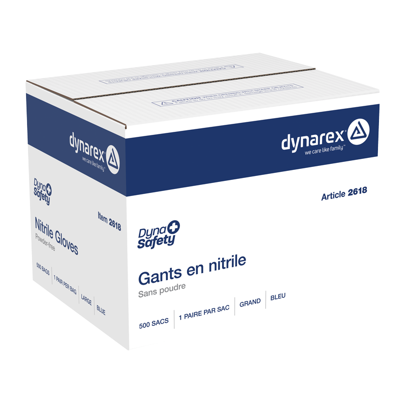 Dynarex Nitrile Gloves in a Bag, Powder-Free