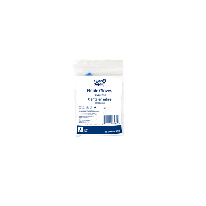 Dynarex Nitrile Gloves in a Bag, Powder-Free