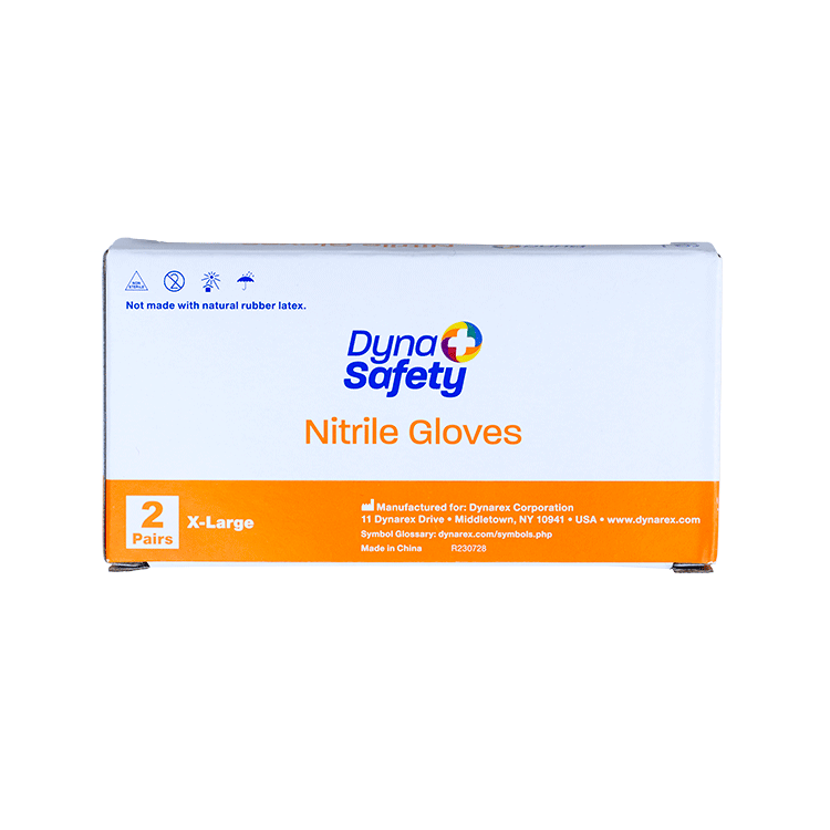Dynarex Nitrile Gloves in a Bag, Powder-Free