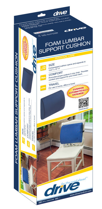 Drive Medical Compressed Lumbar Cushion — RTL1493COM