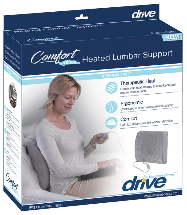 Drive Medical Comfort Touch™ Heated Lumbar Support — RTL2017CTL