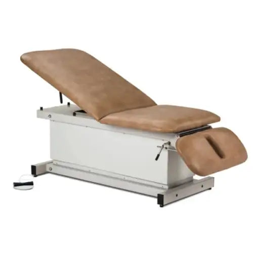 Clinton Shrouded Power Table with Adjustable Backrest and Drop Section 81330 Medical Equipment 