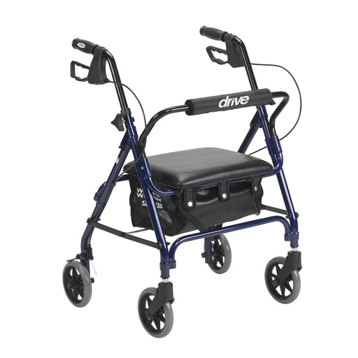 Drive Medical Aluminum Junior Rollator, 6" Casters — 301PSRN