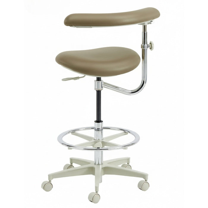 Brewer 3145L Dental Assistant Stool - Left Support | UltraLeather