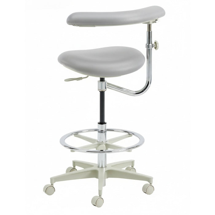 Brewer 3145L Dental Assistant Stool - Left Support | UltraLeather