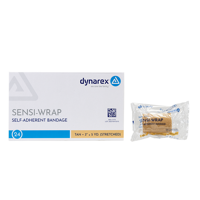 Dynarex Sensi-Wrap Self-Adherent Bandage Rolls