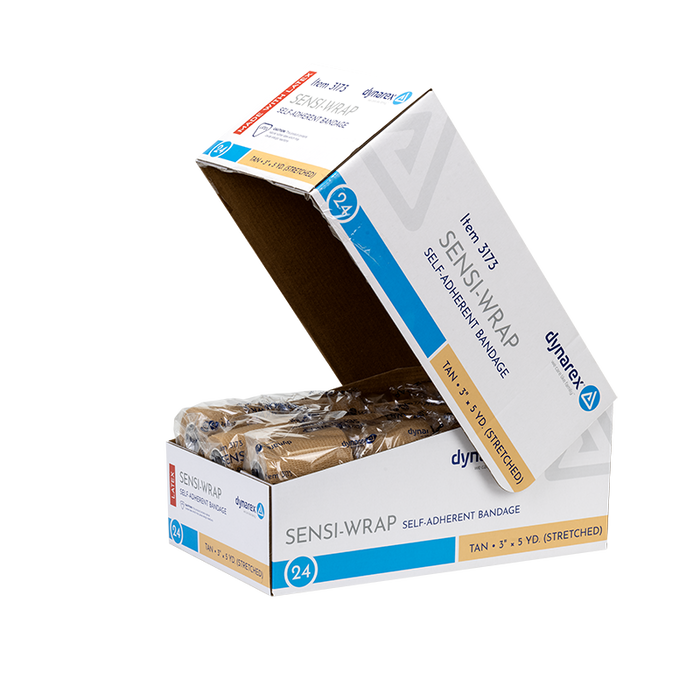 Dynarex Sensi-Wrap Self-Adherent Bandage Rolls