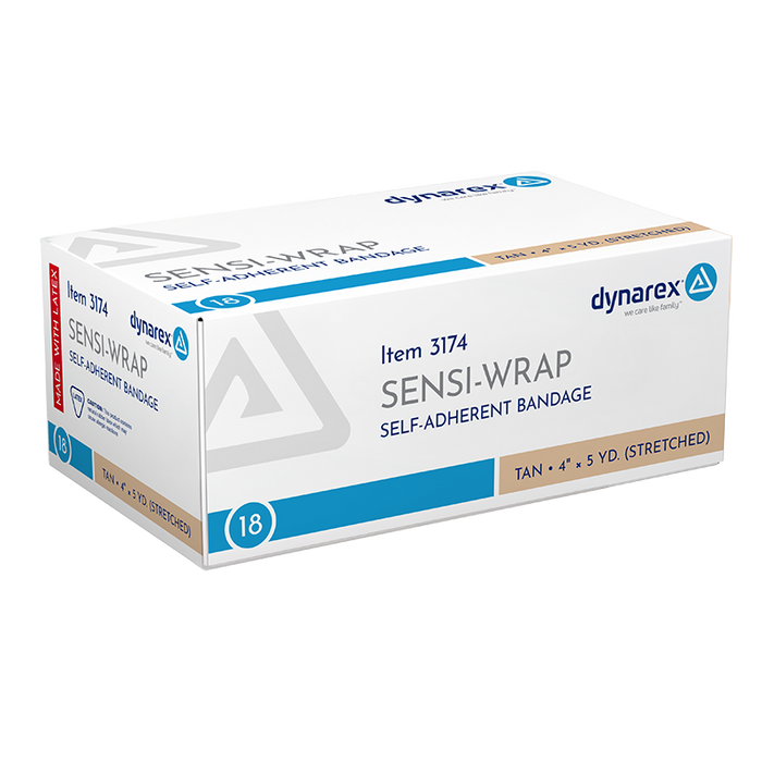 Dynarex Sensi-Wrap Self-Adherent Bandage Rolls