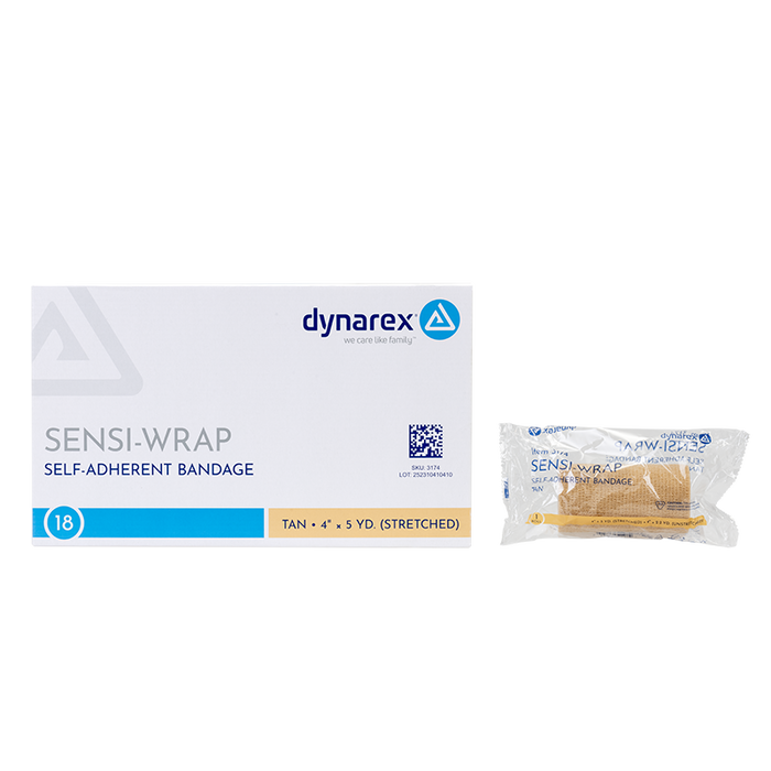Dynarex Sensi-Wrap Self-Adherent Bandage Rolls