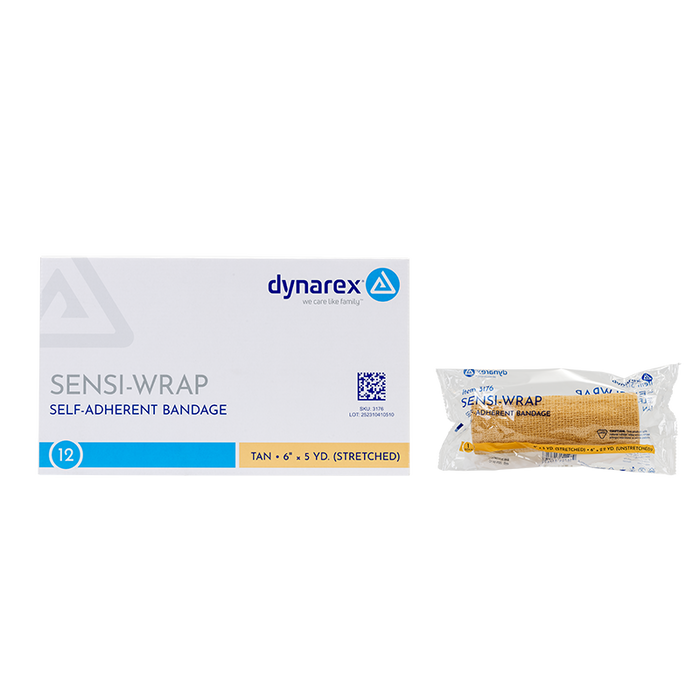 Dynarex Sensi-Wrap Self-Adherent Bandage Rolls