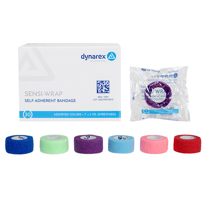 Dynarex Sensi-Wrap Self-Adherent Bandage Rolls