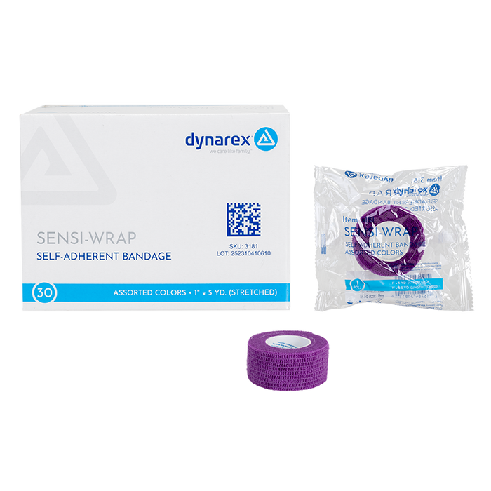 Dynarex Sensi-Wrap Self-Adherent Bandage Rolls