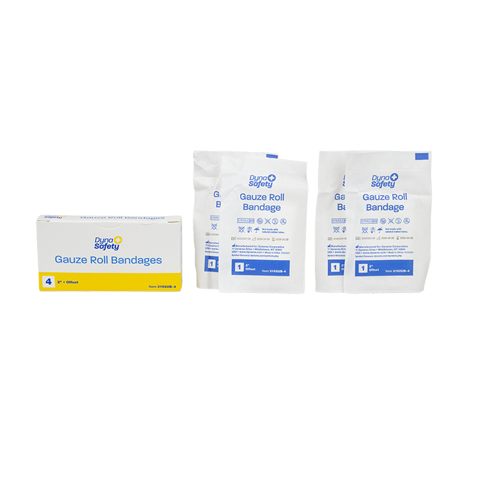 Dynarex DynaSafety Gauze Roll Bandages