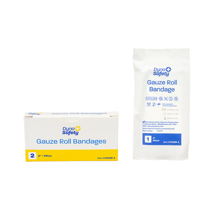Dynarex DynaSafety Gauze Roll Bandages