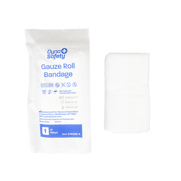Dynarex DynaSafety Gauze Roll Bandages
