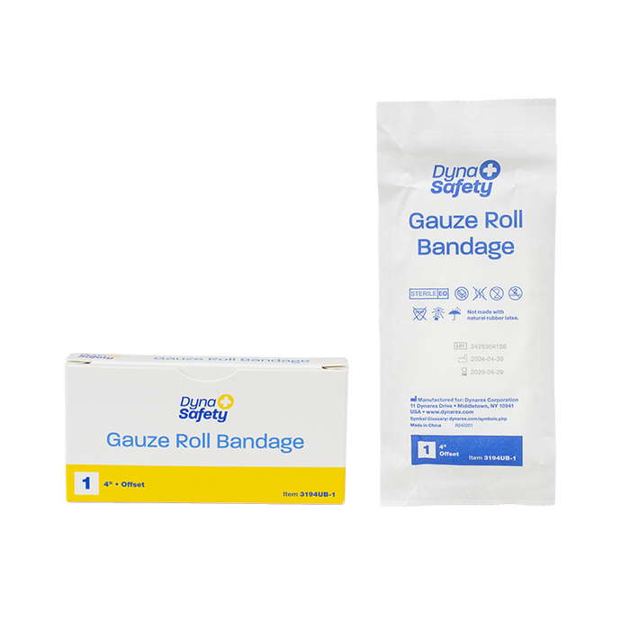 Dynarex DynaSafety Gauze Roll Bandages