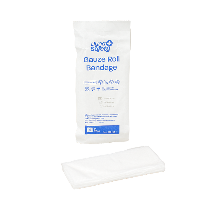 Dynarex DynaSafety Gauze Roll Bandages