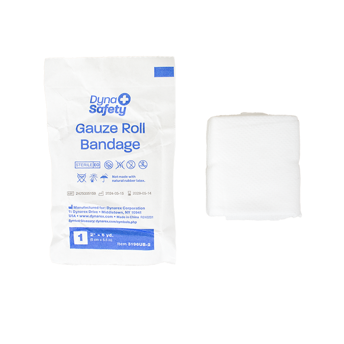 Dynarex DynaSafety Gauze Roll Bandages