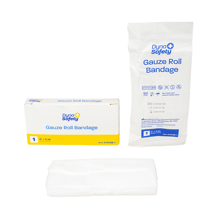 Dynarex DynaSafety Gauze Roll Bandages