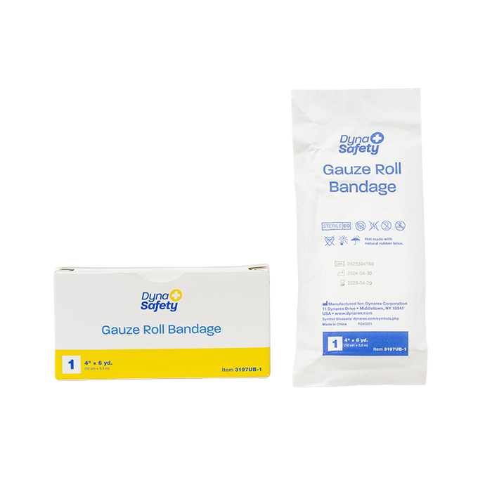 Dynarex DynaSafety Gauze Roll Bandages