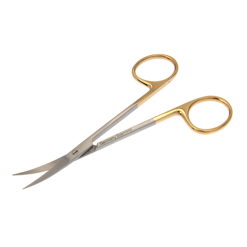 Aspen Surgical Classic Plus Scissors, Iris, Curved, 4-1/2 "