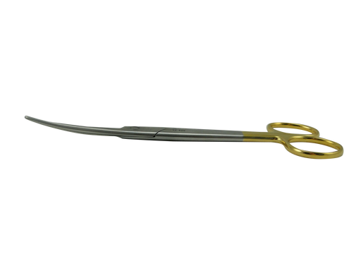 Aspen Surgical Scissors, Mayo, Curved, Beveled Blades, Tungsten Carbide, 6-3/4 "