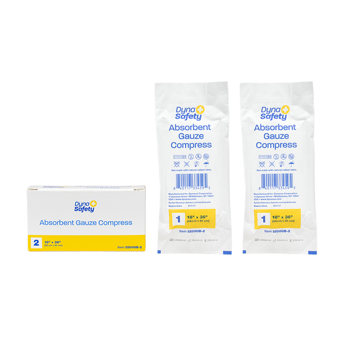 Dynarex DynaSafety Absorbent Gauze Compress
