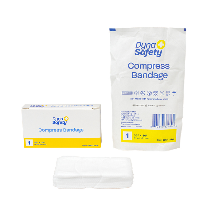 Dynarex DynaSafety Absorbent Gauze Compress