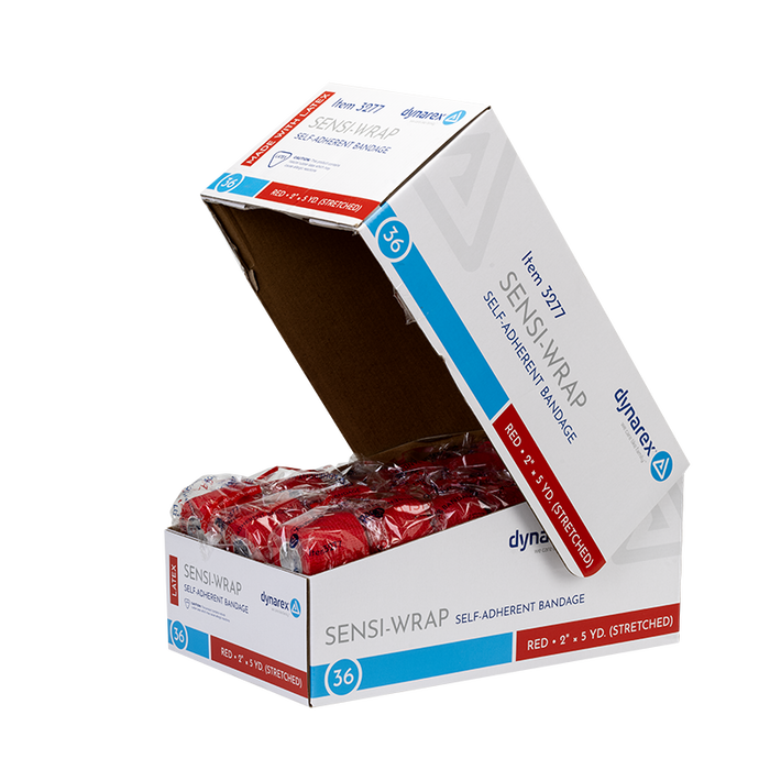 Dynarex Sensi-Wrap Self-Adherent Bandage Rolls