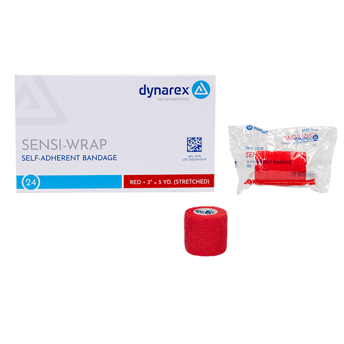 Dynarex Sensi-Wrap Self-Adherent Bandage Rolls