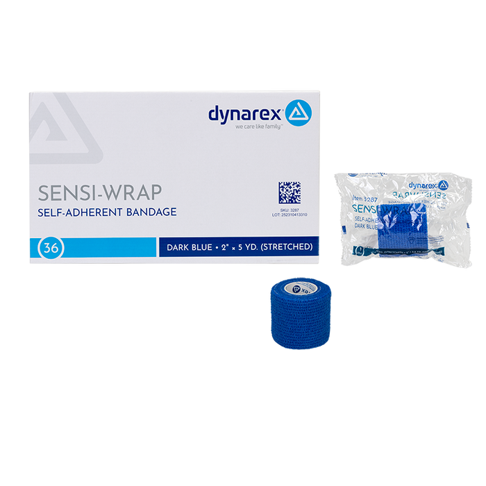Dynarex Sensi-Wrap Self-Adherent Bandage Rolls