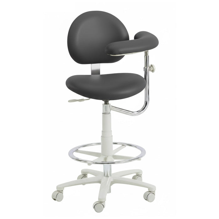 Brewer 3345BL Dental Assistant Stool - Left Support