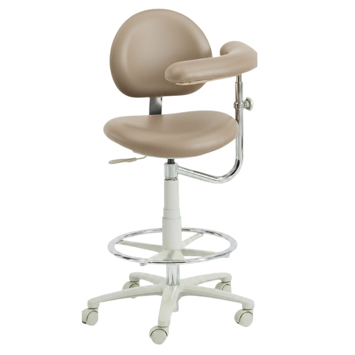 Brewer 3345BL Dental Assistant Stool - Left Support