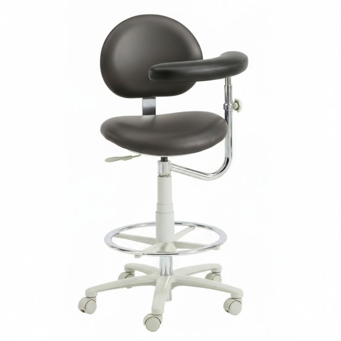 Brewer 3345BL Dental Assistant Stool - Left Support