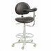 Brewer 3345BL Dental Assistant Stool - Left Support