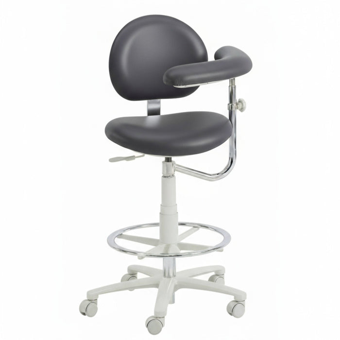 Brewer 3345BL Dental Assistant Stool - Left Support