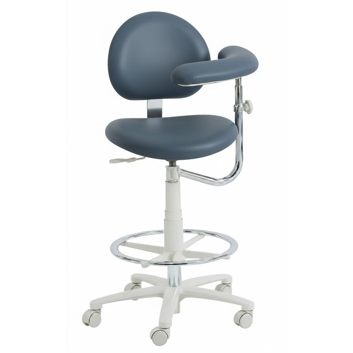 Brewer 3345BL Dental Assistant Stool - Left Support