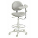 Brewer 3345BL Dental Assistant Stool - Left Support | UltraLeather