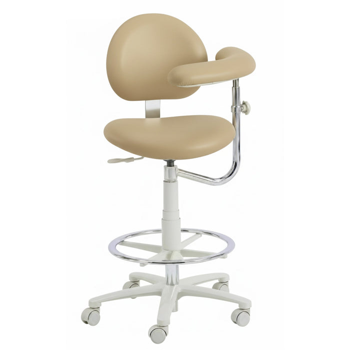 Brewer 3345BL Dental Assistant Stool - Left Support