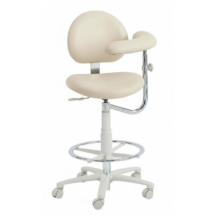 Brewer 3345BL Dental Assistant Stool - Left Support