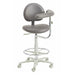 Brewer 3345BL Dental Assistant Stool - Left Support | UltraLeather