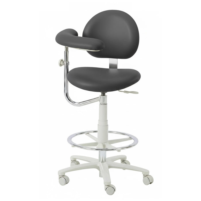 Brewer 3345BR Dental Assistant Stool - Right Support