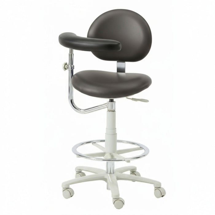 Brewer 3345BR Dental Assistant Stool - Right Support