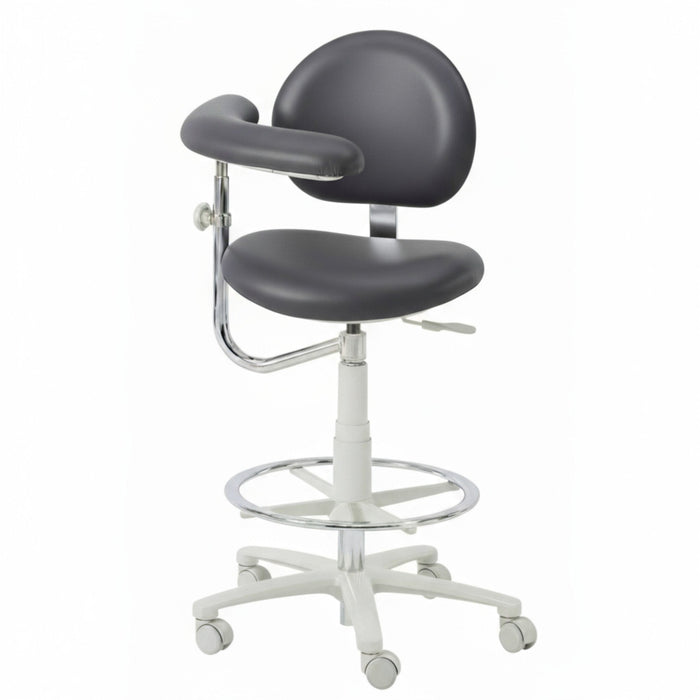 Brewer 3345BR Dental Assistant Stool - Right Support
