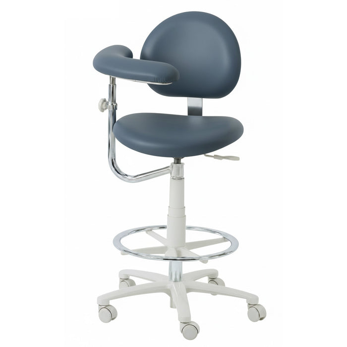Brewer 3345BR Dental Assistant Stool - Right Support